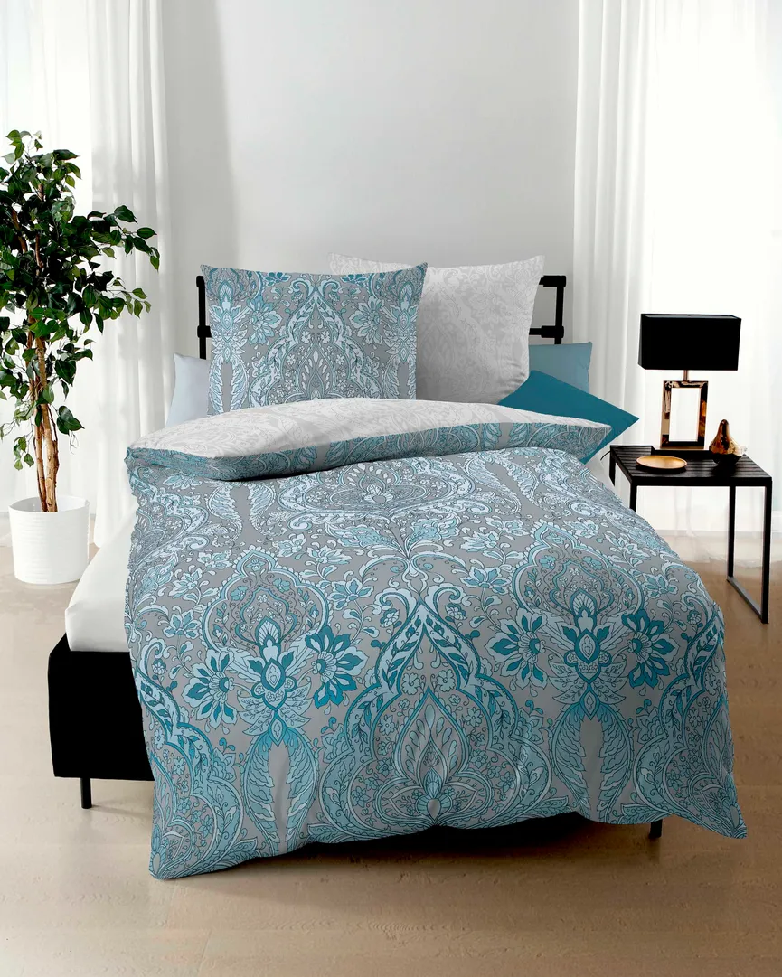 Satin-Bettw. Esra 135x200 milieu