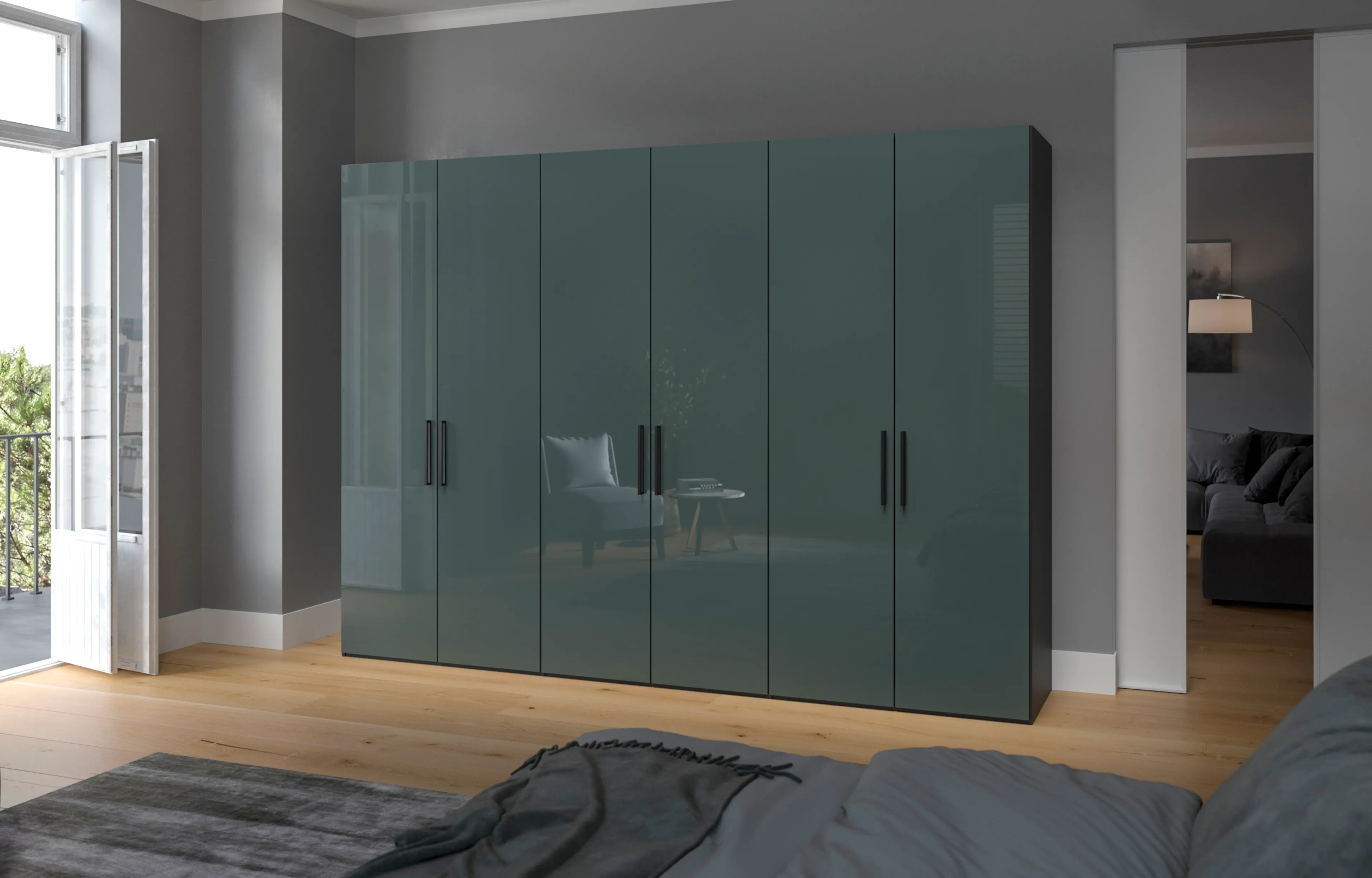 Kleiderschrank Longline 303 x 220 cm