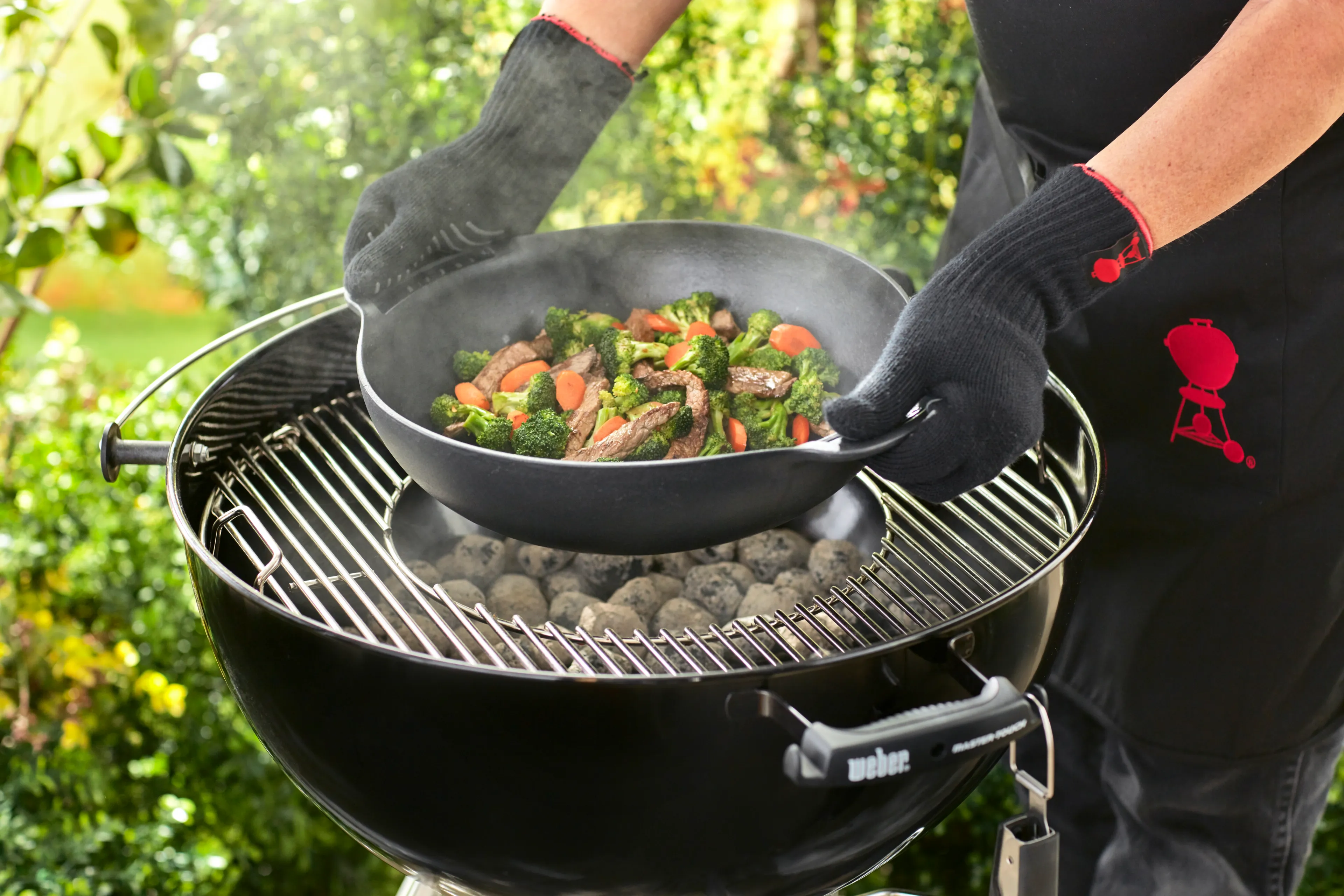 Wok-Set  Wok-Set mit Dünsteinsatz 