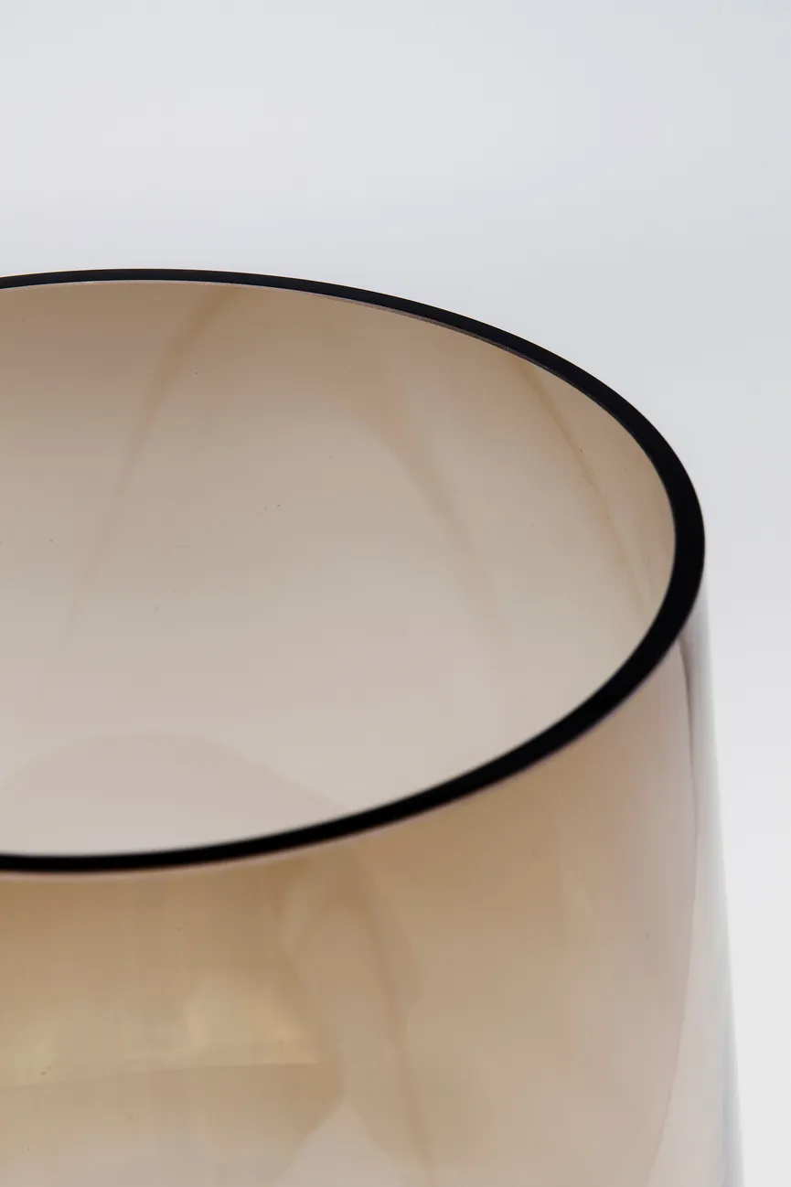 Vase "Noble" braun detail