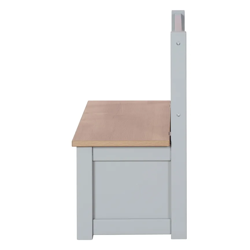 Sitzbank natur/taupe detail