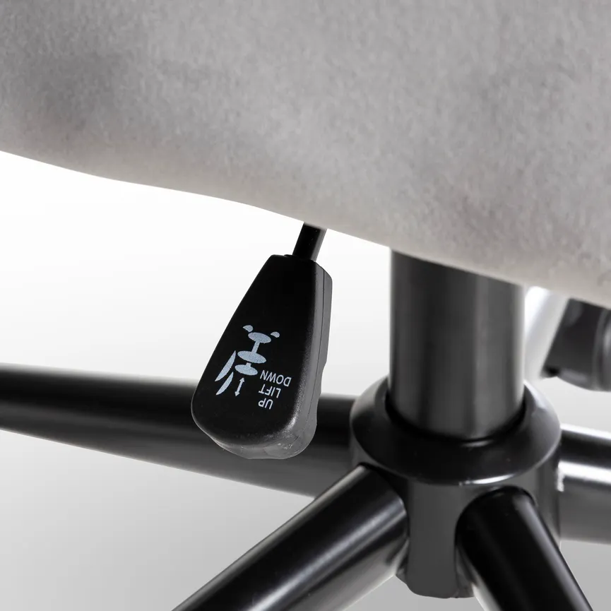 Drehstuhl dunkelgrau detail