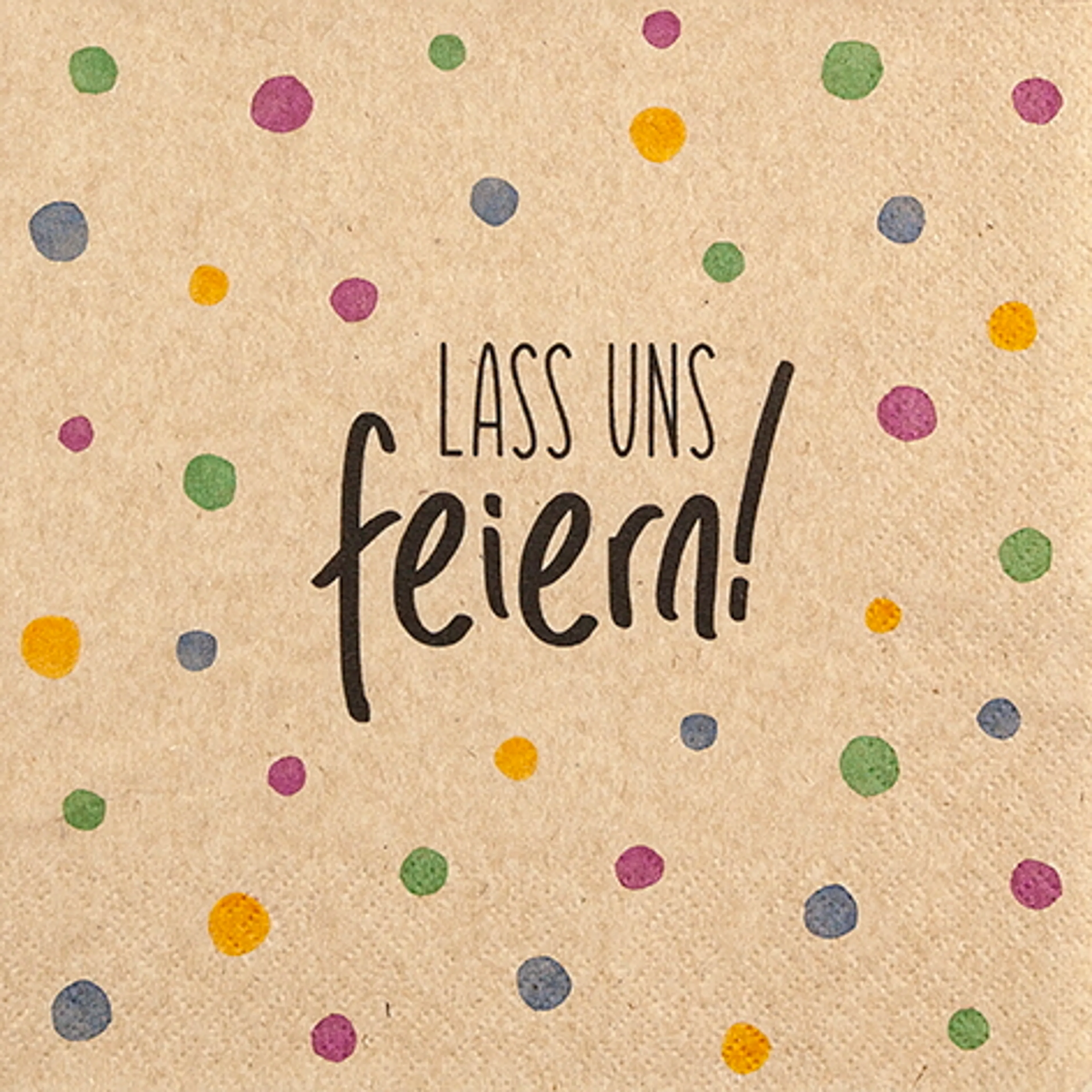 Serviette Lass uns feiern 20tlg.
