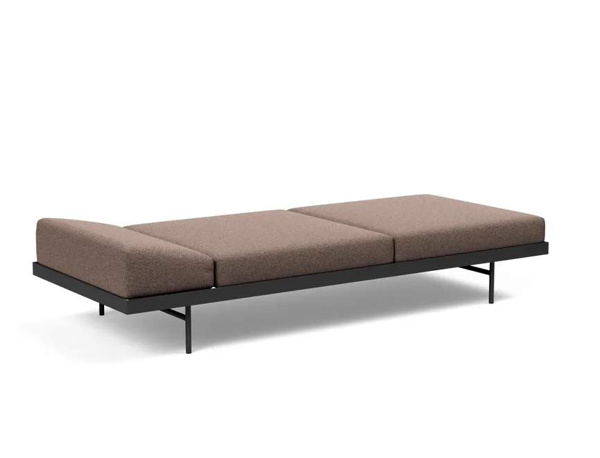 Sofa mit Walnusstisch detail