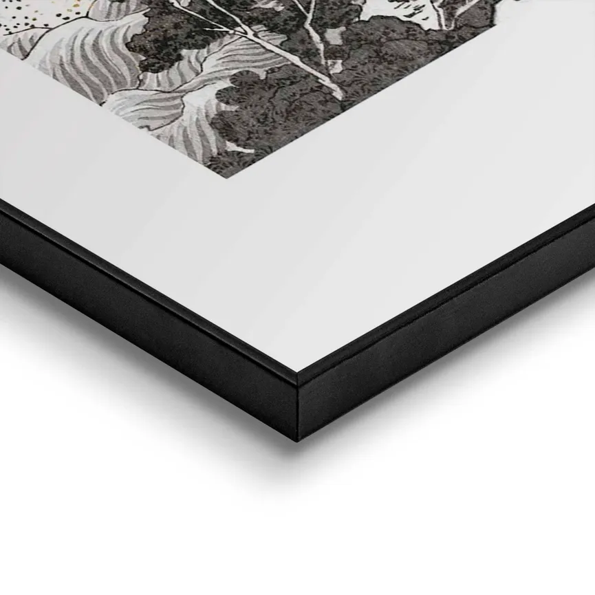 Bild gerahmt "Hokusai Art" detail