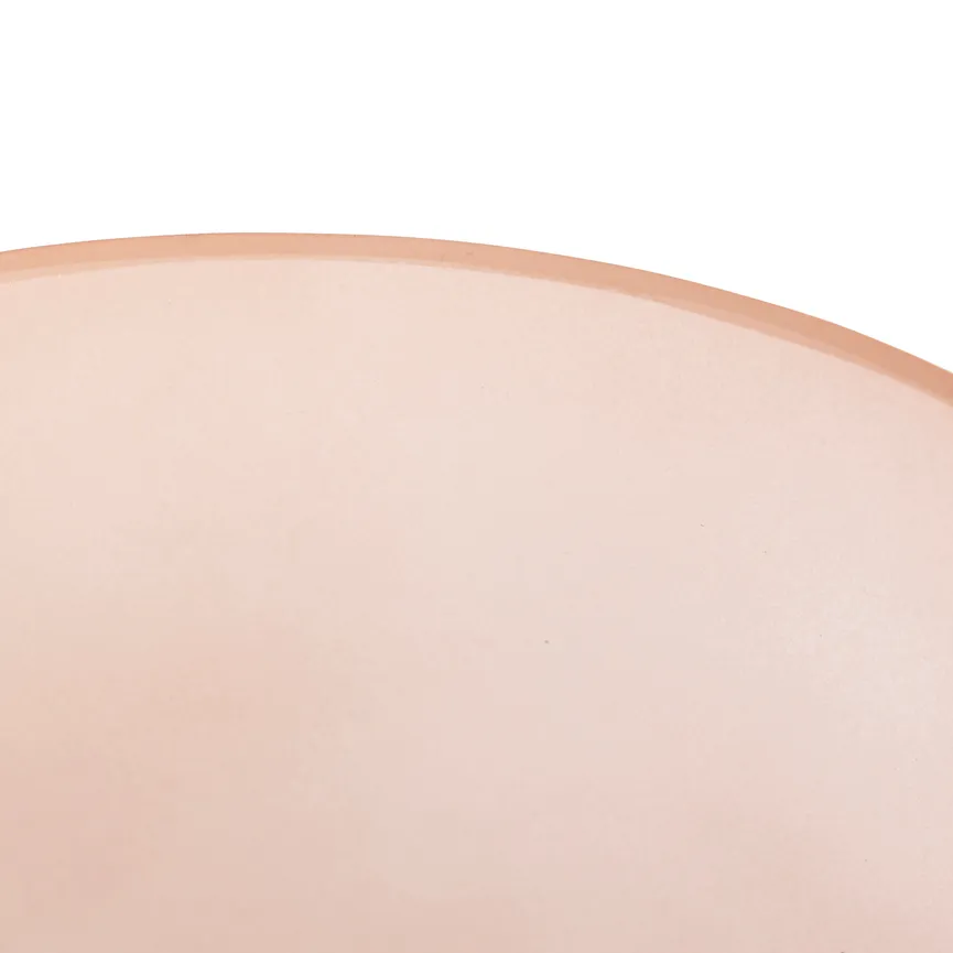 Vase rosa matt transparent detail