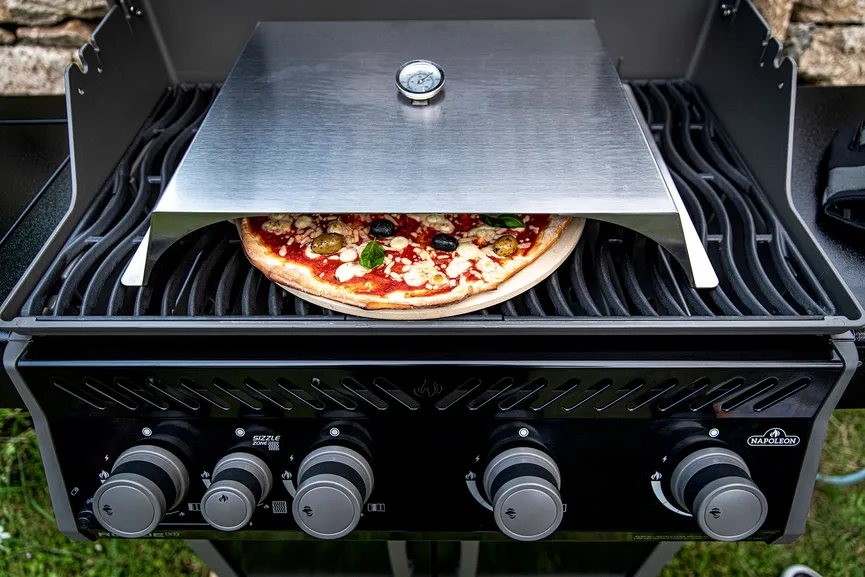 Pizzaaufsatz/Ofen f. Gasgrills milieu