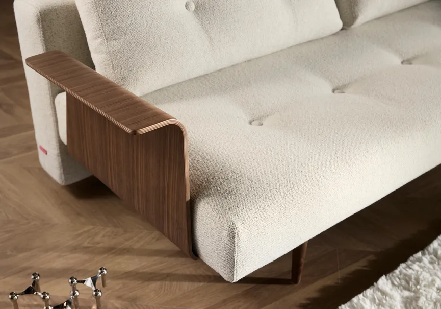Sofa+AL dunkles Holz detail