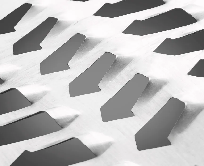 Vierkantreibe Grau detail