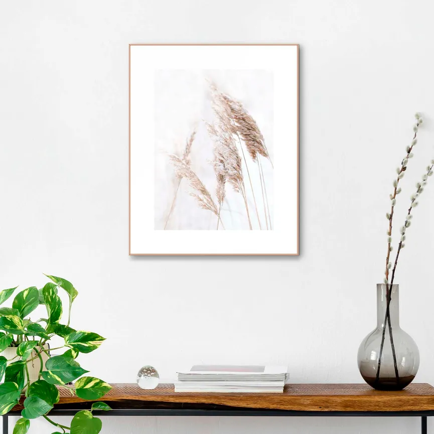 Bild gerahmt "Breeze Grass" milieu