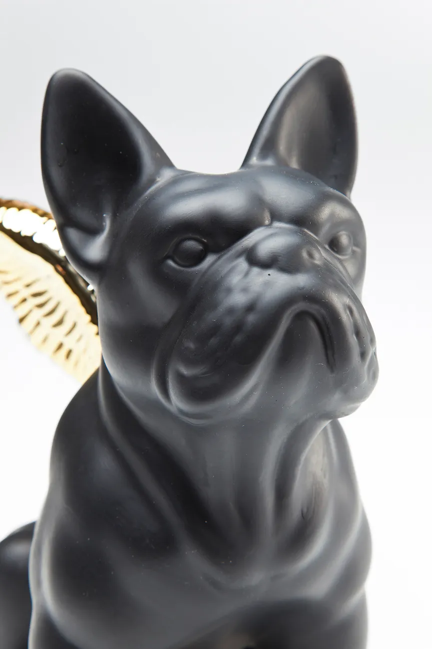 Figur "Sitting Angel Dog" Hund detail