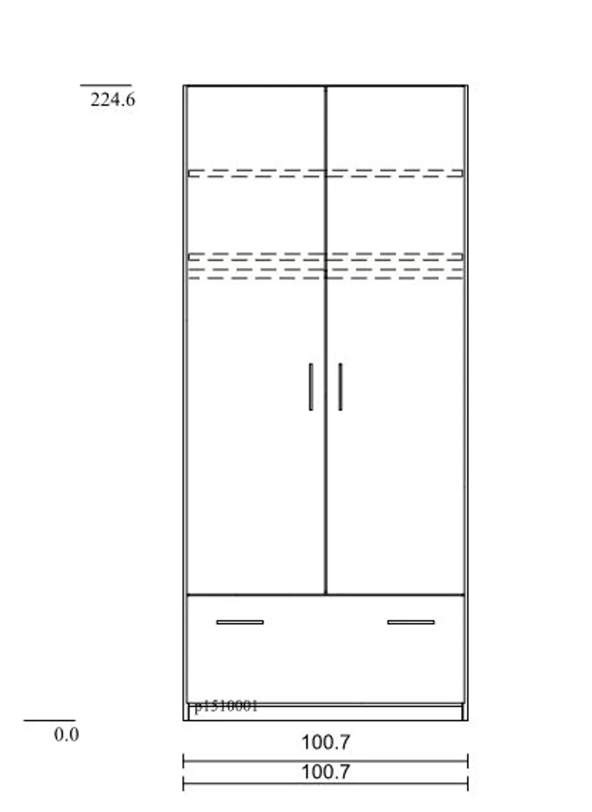 Drehtürenschrank Basic detail