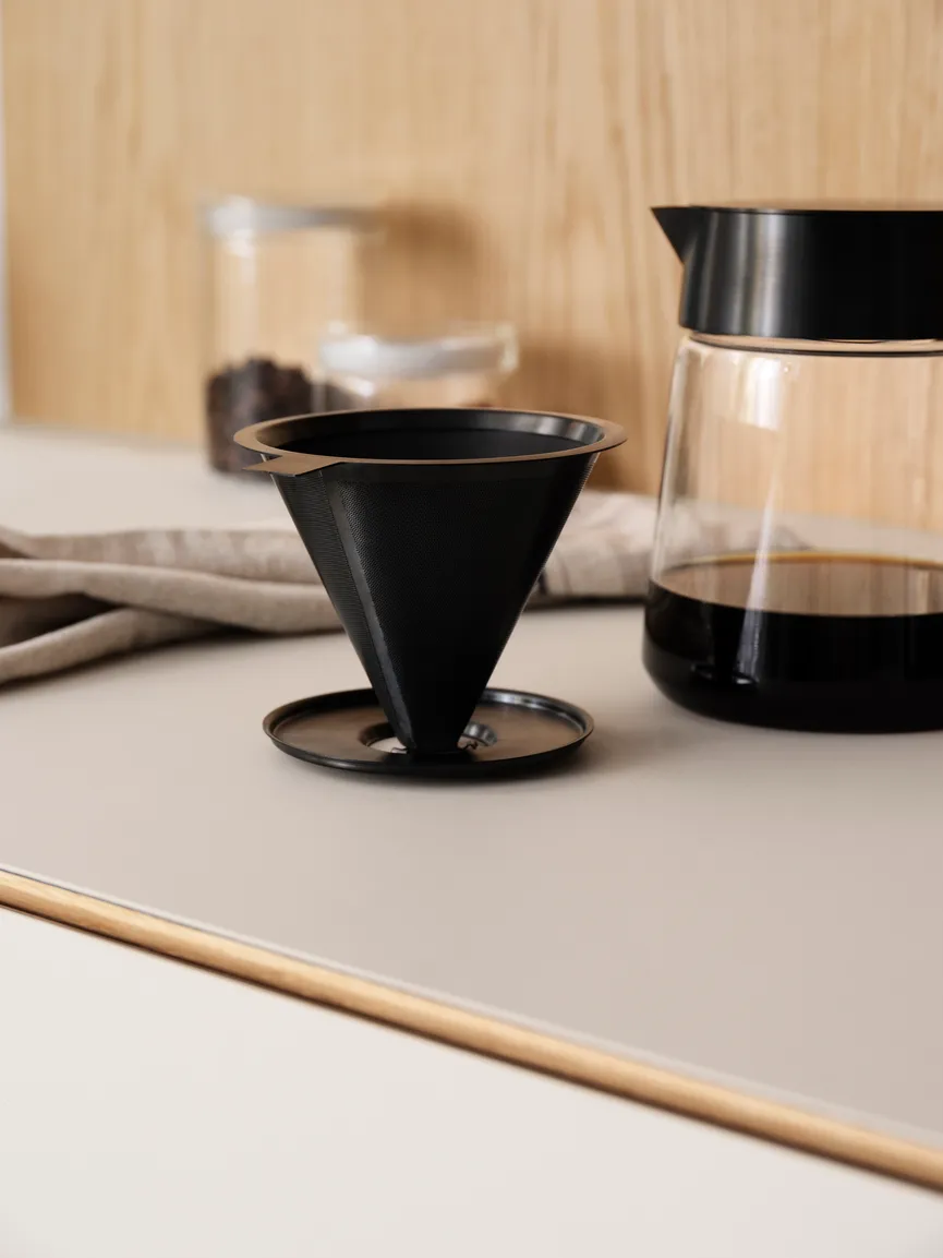 Kanne "Nohr" 1,2 Liter black milieu