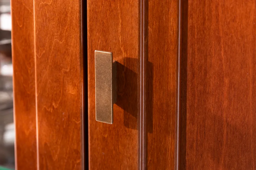 Vitrinenschrank detail