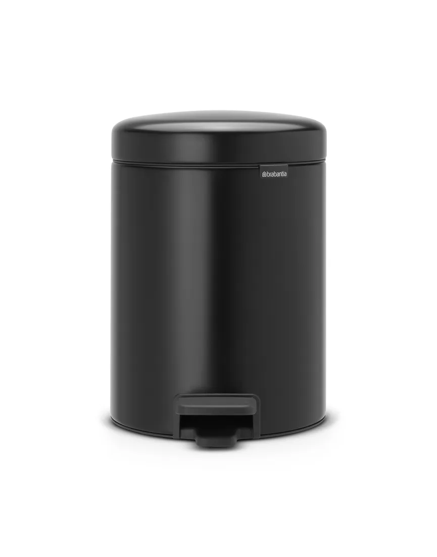 Treteimer NewIcon 5L black mat hauptaufnahme
