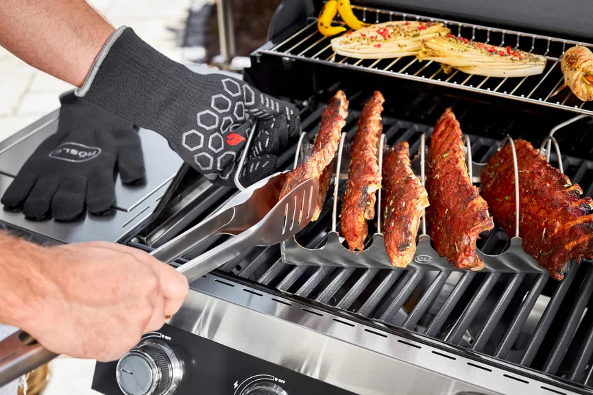 **Premium-Grillhandschuhe milieu