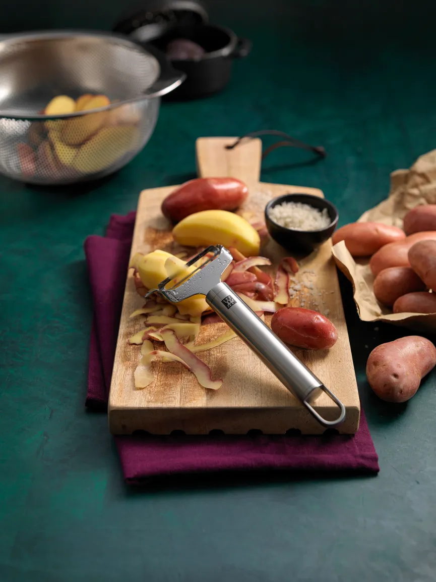 Pendelschäler "Pro" silber milieu