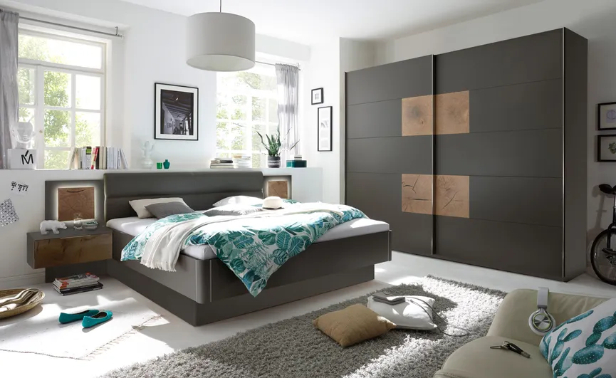 Schwebetürenschrank 2-trg. milieu