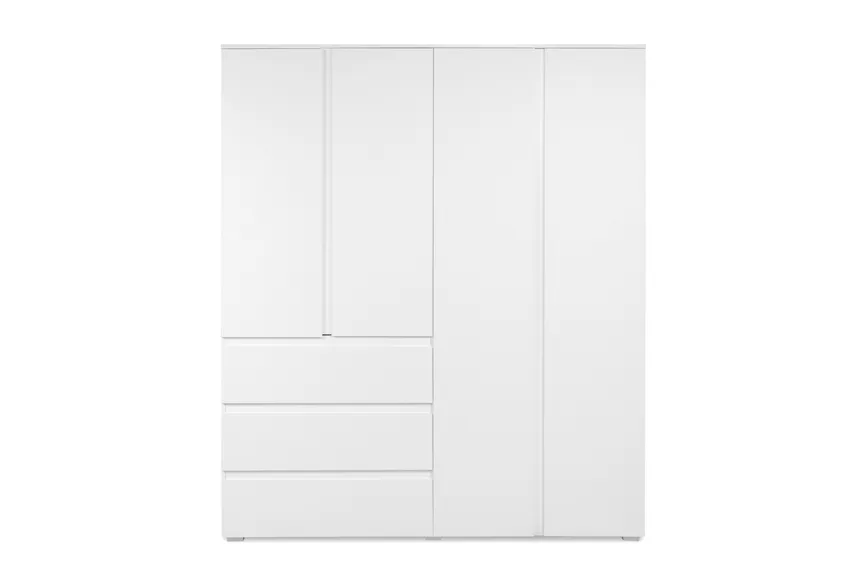 Kleiderschrank 4-trg. detail