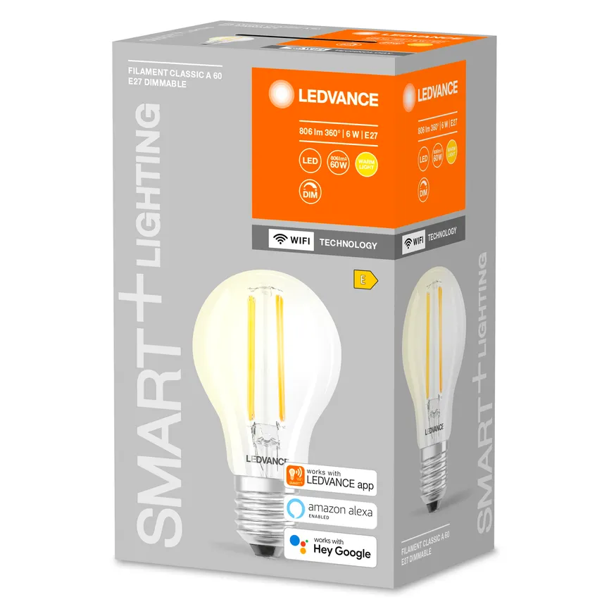 E27/6W LED Birne detail