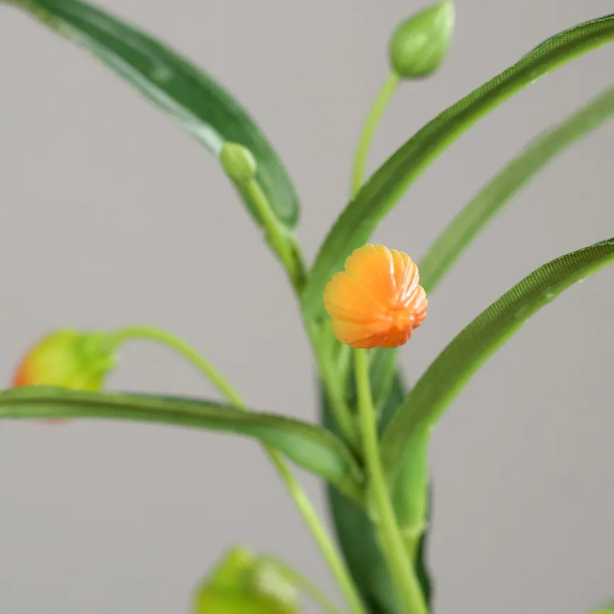 Lampion Blume orange detail