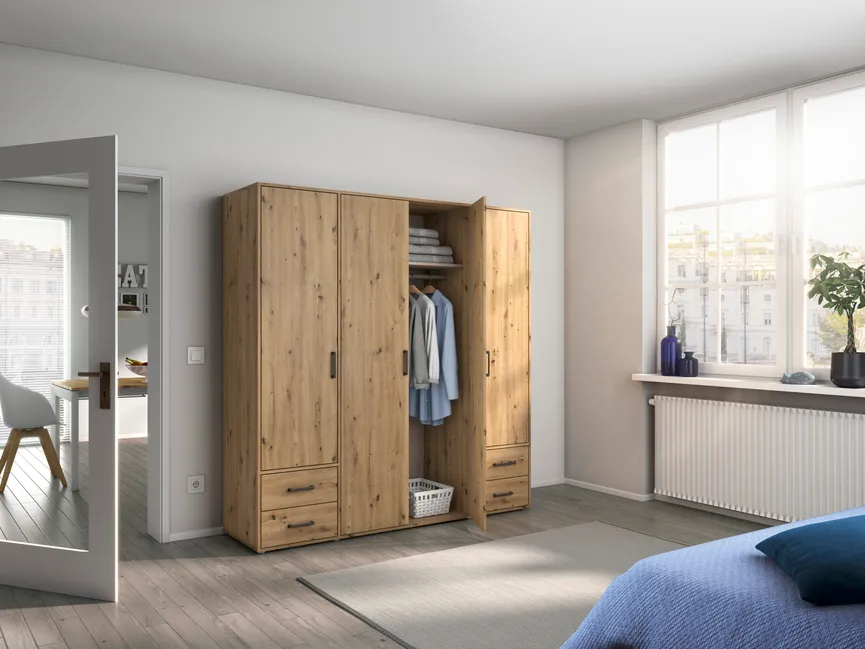 Drehtürenschrank 4-trg. milieu