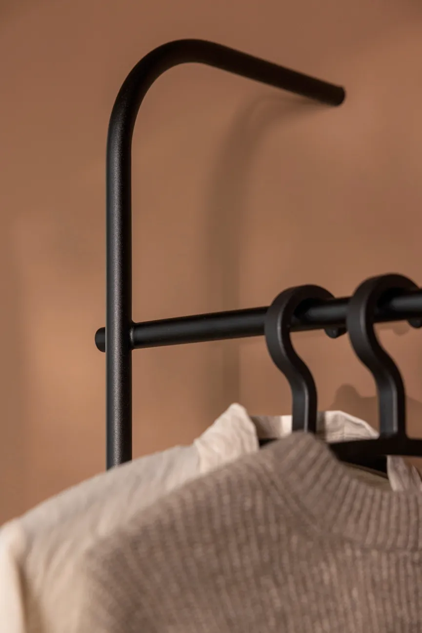 Wandgarderobe detail