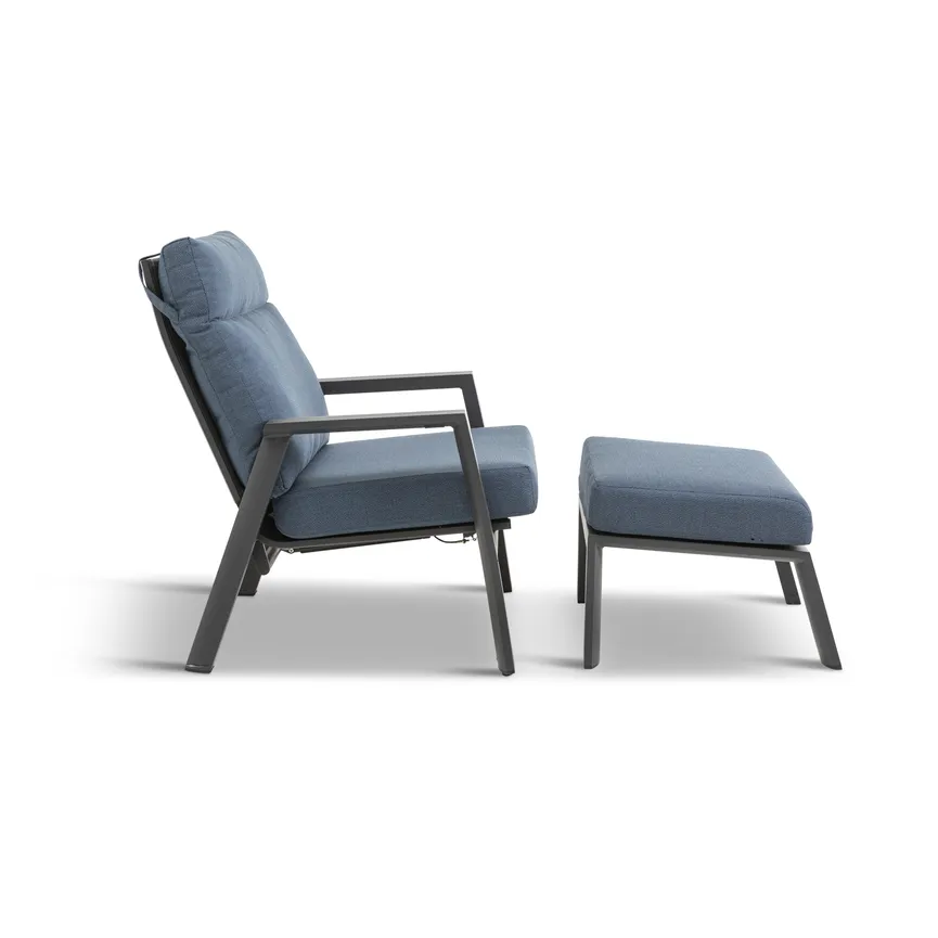Loungesessel Blau detail