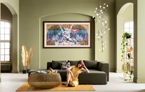 Wandbild 266 x 150 cm