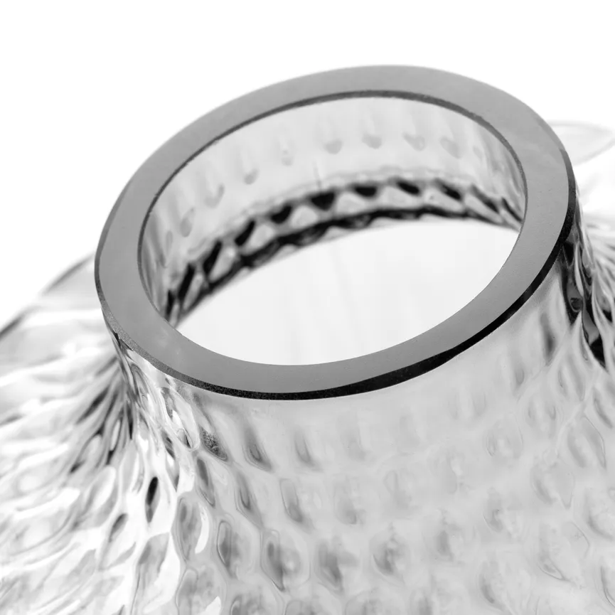 Vase "Giulia" grau detail