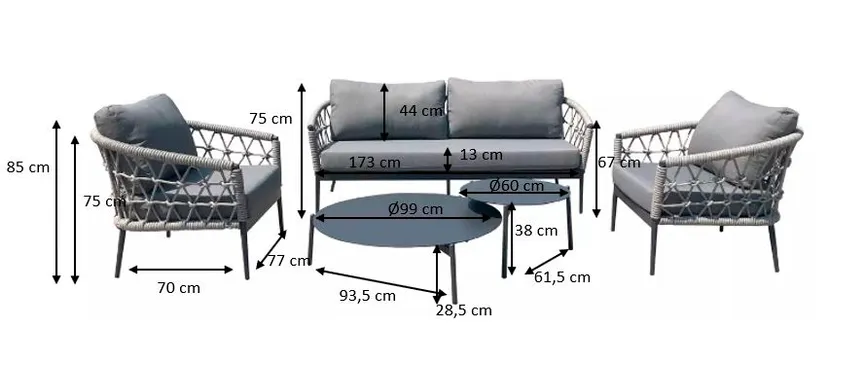 Loungeset detail