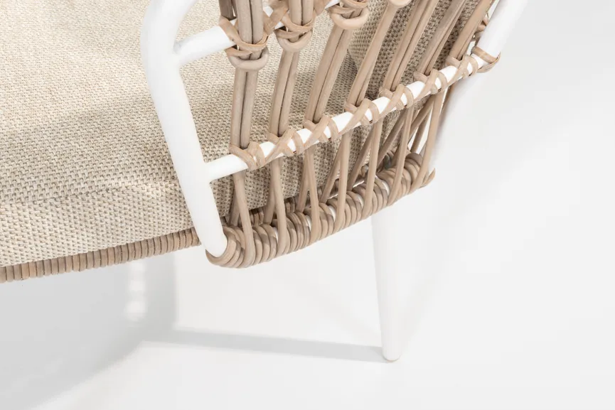 ** Sessel Dalias weiß detail