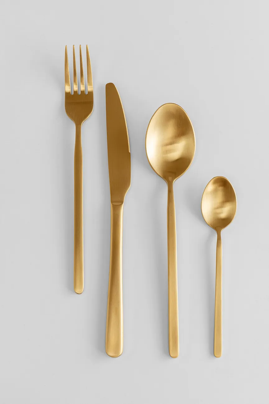 Besteck "Gloria" 16-tlg. gold hauptaufnahme