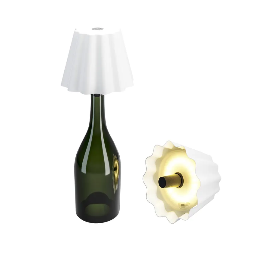 Akku-Flaschenleuchte "Flower" detail