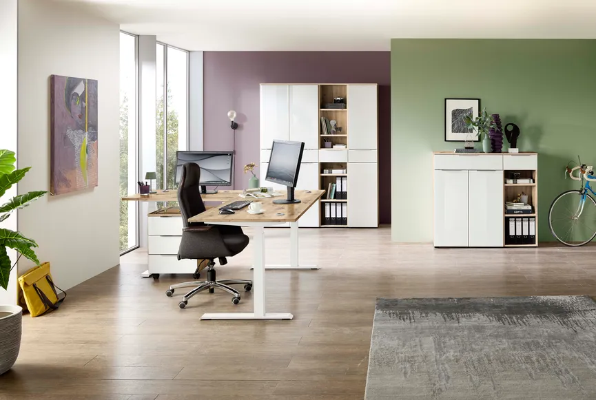 Winkel-Schreibtisch milieu