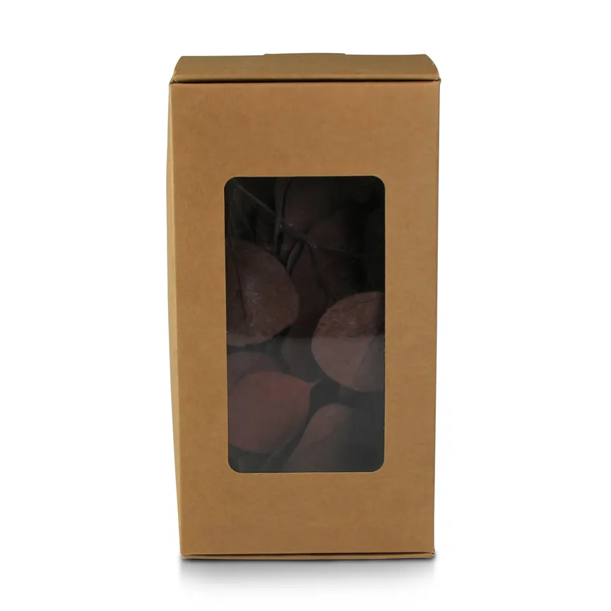 Trockenblume "Blatt" bordeaux hauptaufnahme