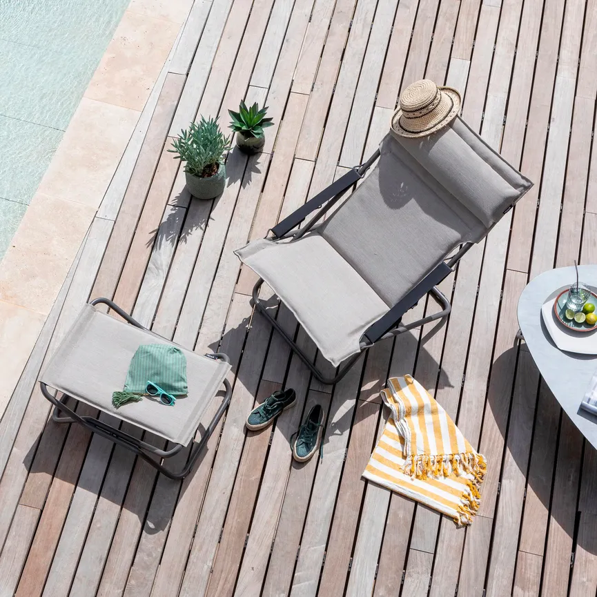 Bayanne Lounge Deckchair milieu
