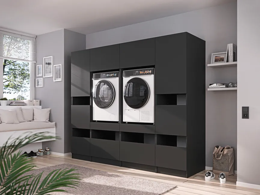 Waschmaschinenschrank detail