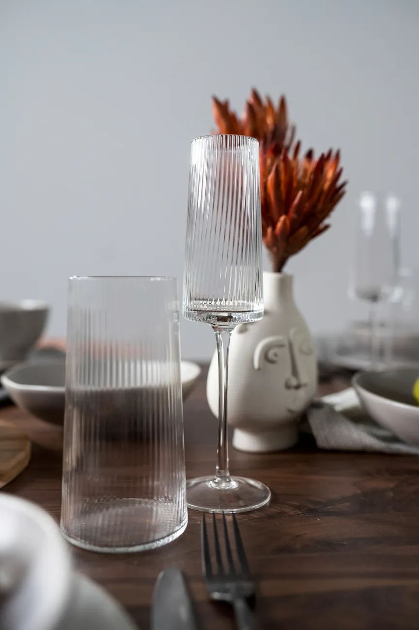 Sektglas "Riffle" 215 ml milieu