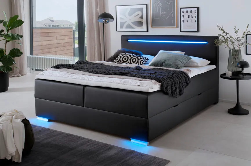 Boxspringbett 160x200 cm hauptaufnahme