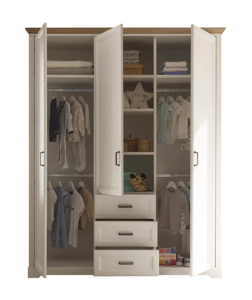 Kleiderschrank 3-trg. detail
