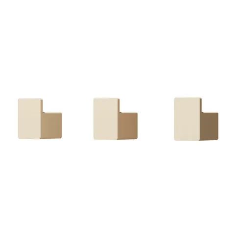Kleiderhaken 3er-Set