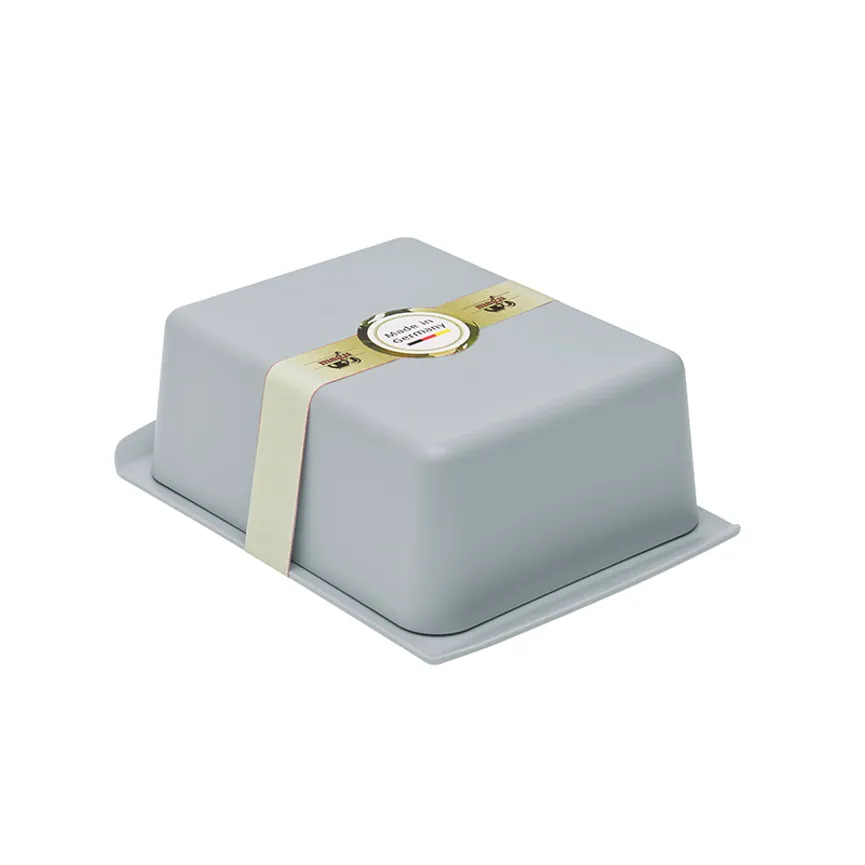 Butterdose silber detail