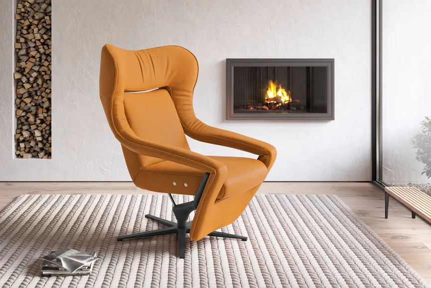 Sessel Yoko-1 DK schwarz milieu
