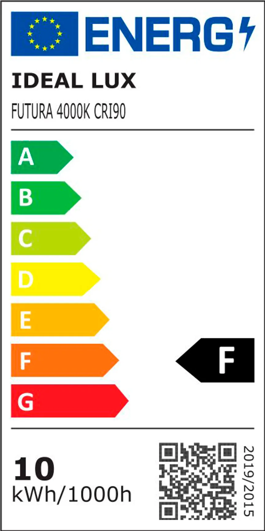Tischleuchte "FUTURA"TL BIANCO energielabel