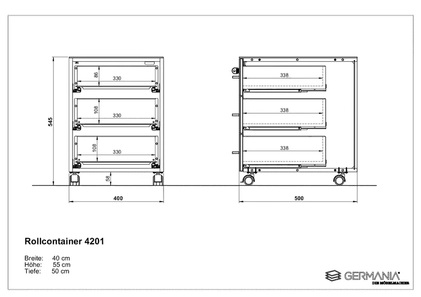 Rollcontainer detail