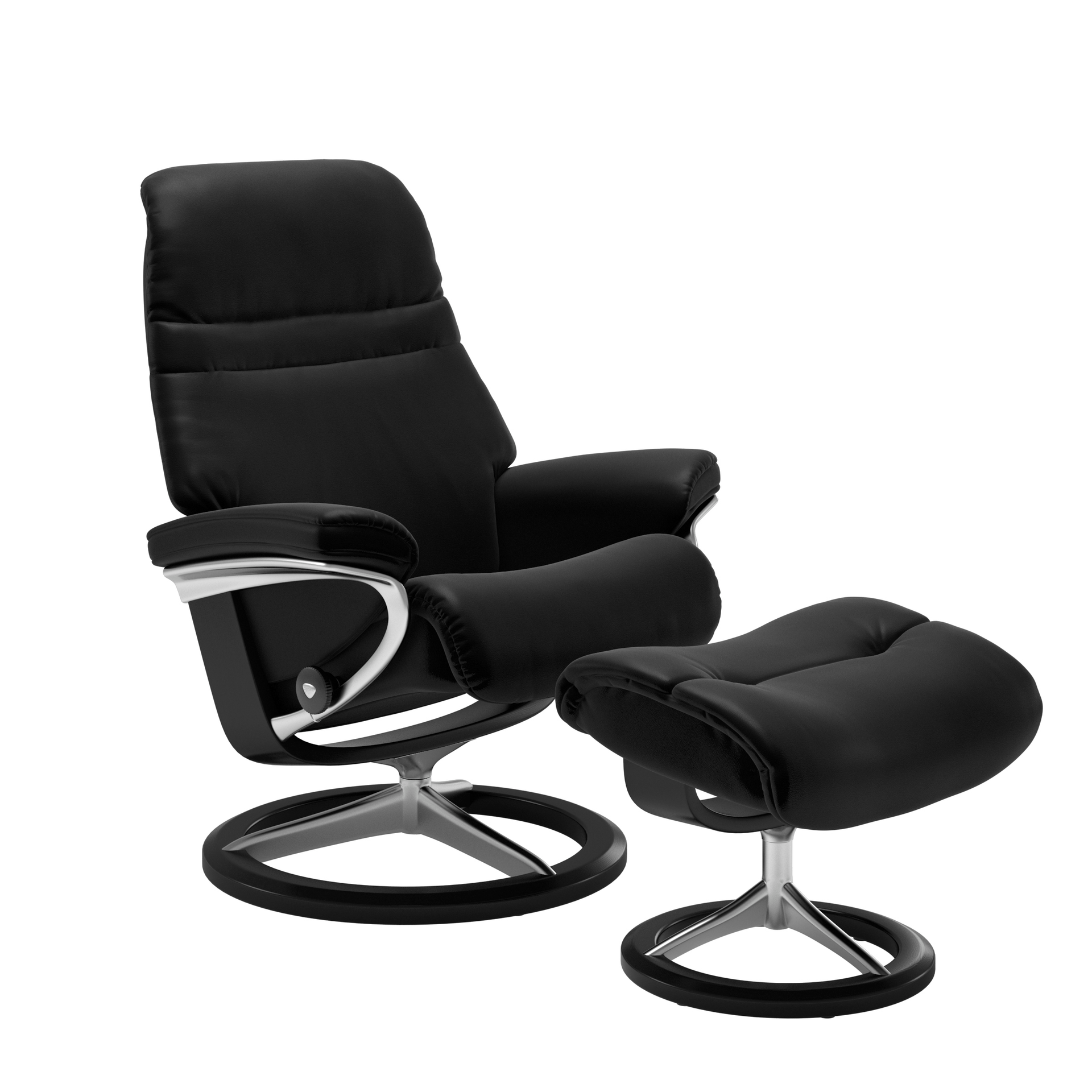 Sessel mit Hocker