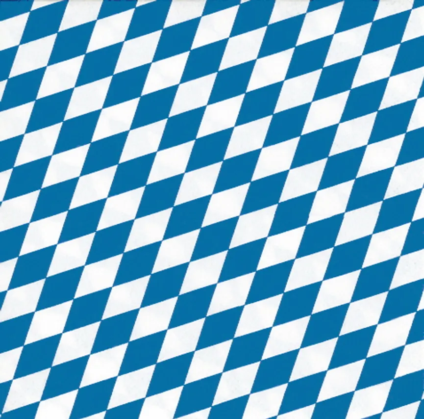 Serviette "Bayernraute" hauptaufnahme