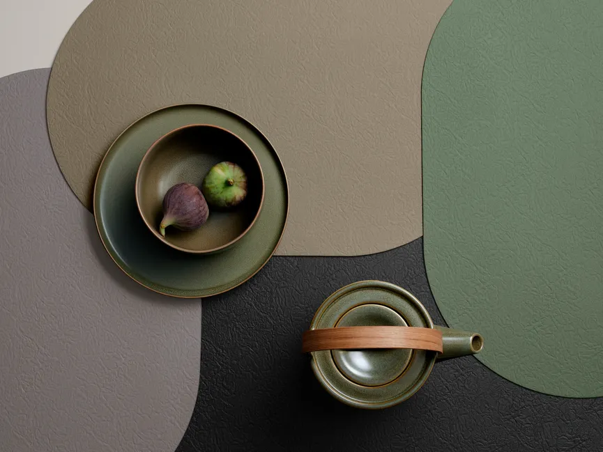 Tischset "Relevo" emerald milieu