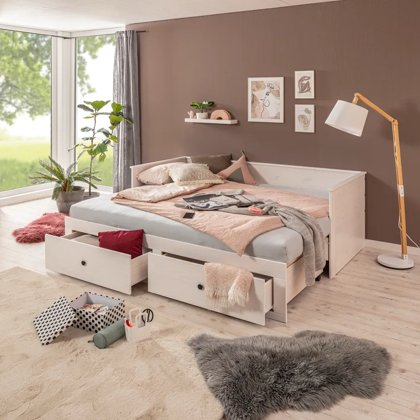 Funktionsbett 90/180x200 cm milieu